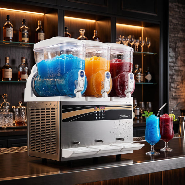12 Gallon Triple Tank Slushie Maker