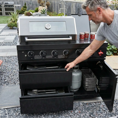 46-Inch Stainless Steel Outdoor Grill
