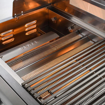 Blaze LTE+ 40-Inch 5-Burner Built-In Gas Grill w/ Lift-Assist Hood & Rear Infrared Burner