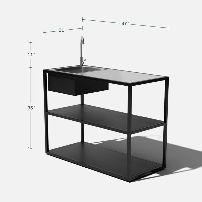 Outdoor Kitchen Series 47'' 1 Grade 304 Stainless Steel Outdoor Sink
