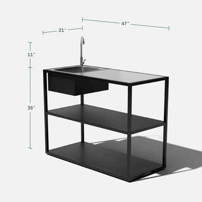 Outdoor Kitchen Series 47'' 1 Grade 304 Stainless Steel Outdoor Sink