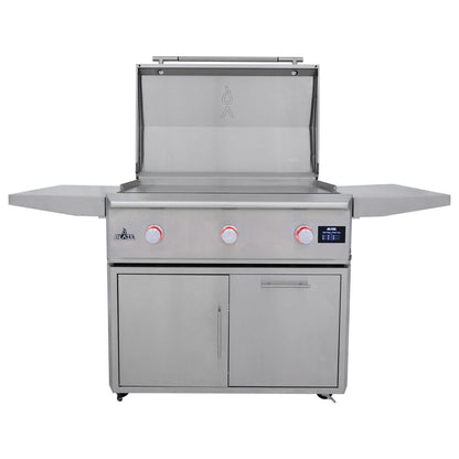 Blaze LTE PRO 40-Inch Gas Griddle w/Digital Temperature Screen & Lift-Assist Lid