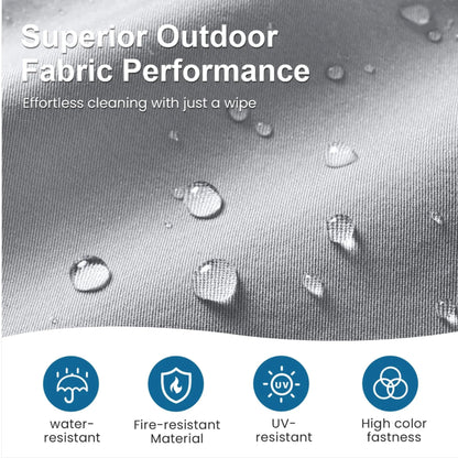 All-Weather 4-Piece Ultra Aluminum Patio Furniture Set