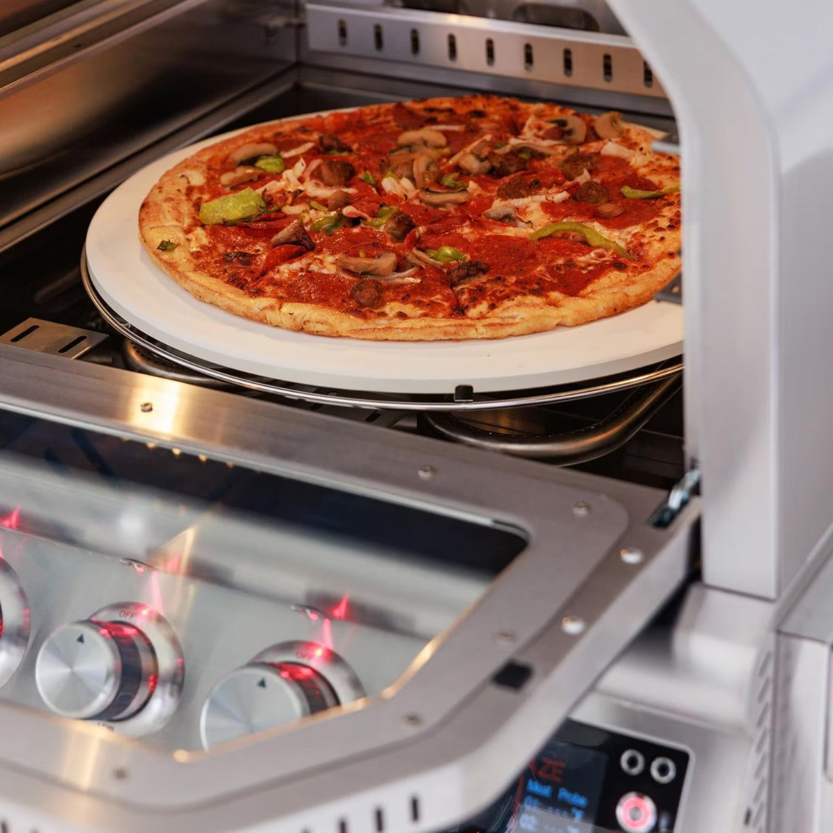Blaze 26-Inch Freestanding Outdoor Oven W/Rotisserie & Cart