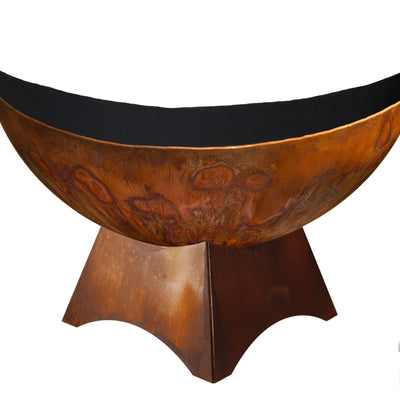 "Lunar" Fire Bowl with Standard Base (Made In USA)