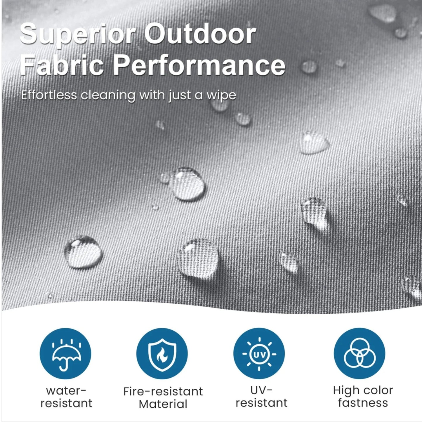All-Weather 5-Piece Ultra Aluminum Patio Furniture Set