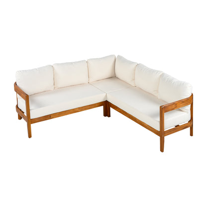 U-Style Acacia Solid Wood Patio Furniture Set