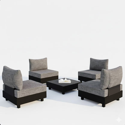 5-Piece Aluminum Patio Furniture Set