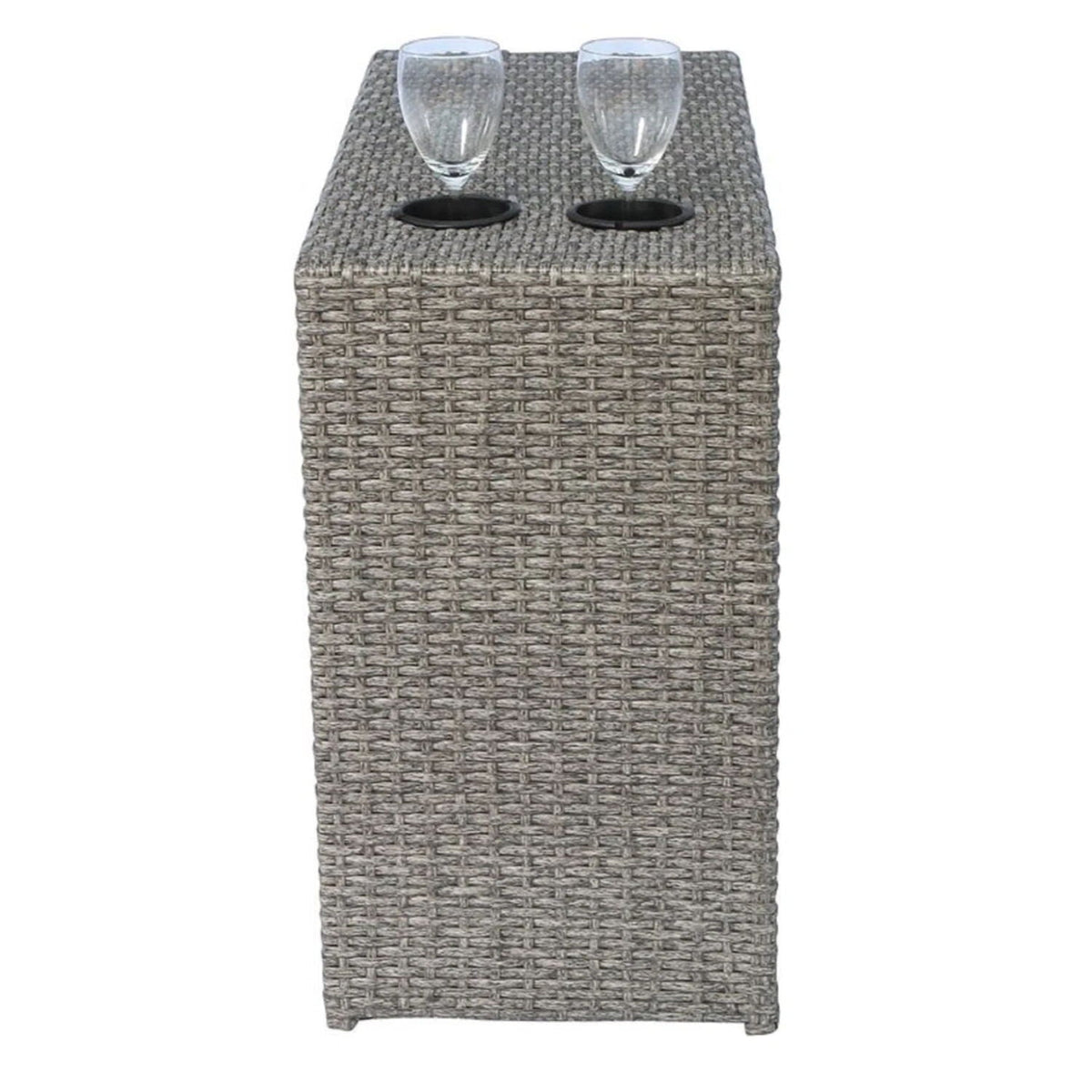 Stylish Modular Wicker Patio Seating Group