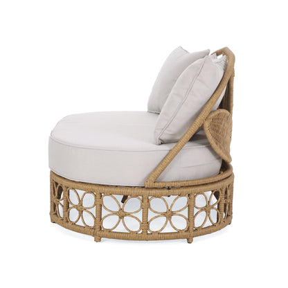 Patio Furniture Outdoor Daybed with Wicker Rattan