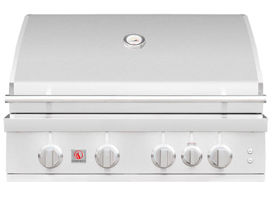 Summerset Sizzler Pro 32-inch 4-Burner Built-In Gas Grill w/ Rear Infrared Burner
