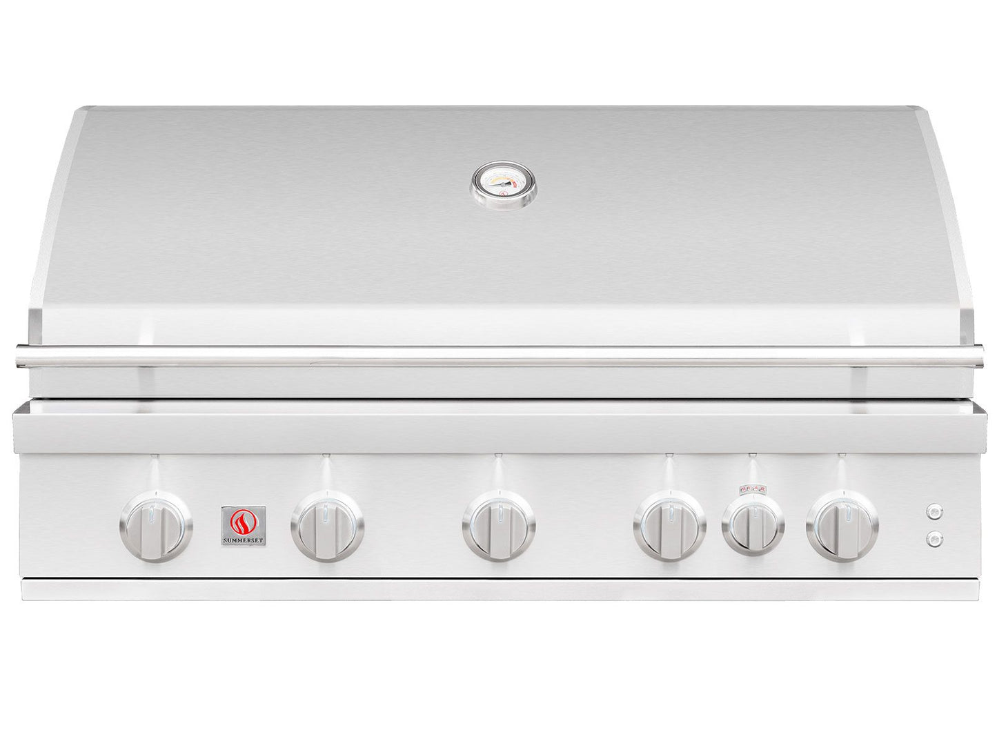 Summerset Sizzler Pro 40-Inch 5-Burner Built-In Gas Grill With Rear Infrared Burner